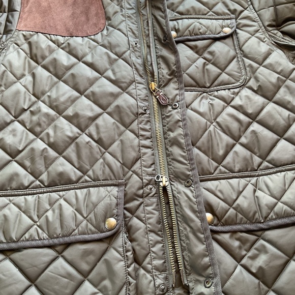 VTG POLO RALPH LAUREN Kempton Men's L Olive Green Puffer Quilted Hunting Jacket - Picture 8 of 13